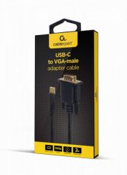 �������-���������� USB Type-C �� VGA / Full HD@60Hz, 2� Cablexpert A-CM-VGAM-01 - �������� 2