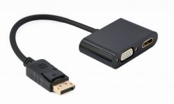 - DisplayPort  HDMI/VGA Cablexpert A-DPM-HDMIFVGAF-01