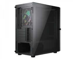 Ігровий корпус, 2*140mm ARGB, 1*120mm ARGB вентилятори передвстановлені, ATX/mATX/mini-ITX, скляне вікно Cougar Purity RGB (Black) - Картинка 8