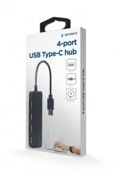  Type-C  4  USB 2.0, ,  Gembird UHB-CM-U2P4-01 -  3