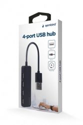  Gembird USB 2.0 4 ports black (UHB-U2P4-06) -  3