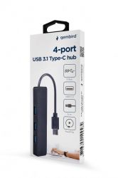  Type-C UHB-U3P4-01  4  USB 3.1 Gembird UHB-CM-U3P4-01 -  3
