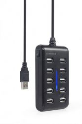   10  USB 2.0, ,  Gembird UHB-U2P10P-01 -  4