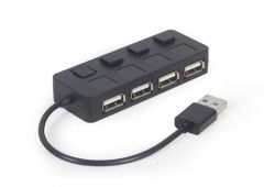 Gembird USB 2.0 4 ports switch black (UHB-U2P4-05)