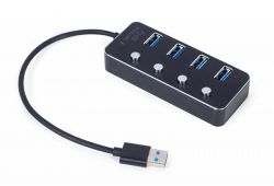   4  USB 3.0,  , \,  Gembird UHB-U3P4P-01