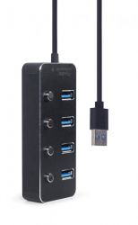 ��� �� 4 ����� USB 3.0, � ������������, �������\�����, ������ Gembird UHB-U3P4P-01 - �������� 3