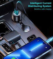 ������������ �������� �������, 2 �����, 63��, QC3.0+PD (18+45��), ������ Choetech TC0010-BK - �������� 8