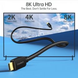    HDMI V.2.1, 8 60 , HDR10, HLG, 48Gbps, YUV 4:4:4,  , 2  Choetech XHH-TP20 -  2