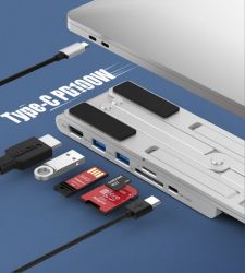    USB-C 7--1 (HDMI/PD//USB-A / USB-C),  Choetech HUB-M43-SL -  4