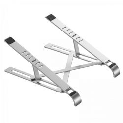 Підставка для ноутбука Підставка під ноутбук до 15", алюміній, компактна конструкція Choetech H045-SL - Картинка 2