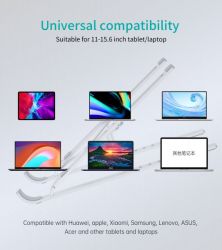 Підставка для ноутбука Підставка під ноутбук до 15", алюміній, компактна конструкція Choetech H045-SL - Картинка 6