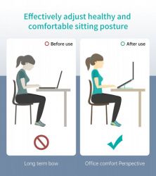 Підставка для ноутбука Підставка під ноутбук до 15", алюміній, компактна конструкція Choetech H045-SL - Картинка 8