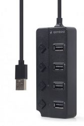   4  USB 2.0,  , ,  Gembird UHB-U2P4P-01 -  3