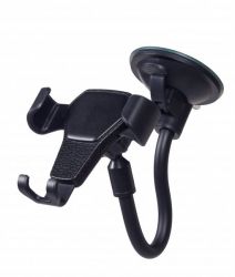 Тримач для телефону, кріплення на скло або дефлектор, чорний Gembird TA-CHWAV-01