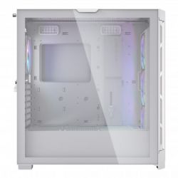 Ігровий корпус, 3*120mm ARGB, 1*120mm ARGB вентилятори передвстановлені, ATX/mATX/mini-ITX, скляне вікно Cougar Duoface Pro RGB (White) - Картинка 5