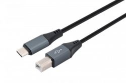   USB 2.0 C-/B-, 1.8 , ,  Cablexpert CCBP-USB2-MBM-6 -  2