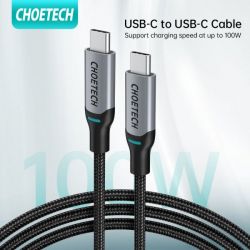  USB 2.0 C-/C-, 100 , 1.8 ,  Choetech XCC-1002-GY -  3