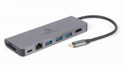   USB-C 5--1 (/HDMI/PD /   / LAN),  Cablexpert A-CM-COMBO5-05