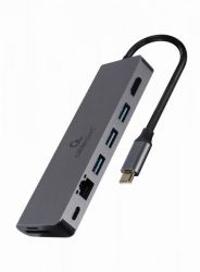   USB-C 5--1 (/HDMI/PD /   / LAN),  Cablexpert A-CM-COMBO5-05 -  3
