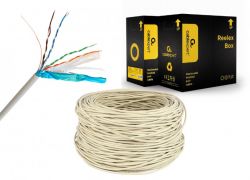 CAT6, одножильна, алюміній під міддю (CCA), AWG23), екранована фольгою, 305 м Cablexpert FPC-6004-SOL - Картинка 2