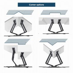 Настінний поворотний кронштейн 32” - 75” (до 45 кг) Gembird WM-75ST-02 - Картинка 7