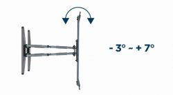 Настінний поворотний кронштейн 40” - 80” (до 50 кг) Gembird WM-80STR-01 - Картинка 13