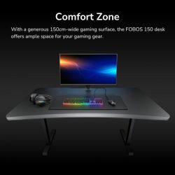 Стіл для геймера, ергономічний дизайн Cougar Fobos 150 - Картинка 9