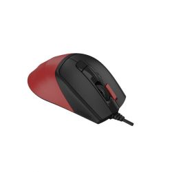 Миша дротова безшумна Fstyler, USB, 2400 dpi, чорний+червоний A4Tech FM45S Air (Sports Red) - Картинка 3