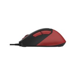 Миша дротова безшумна Fstyler, USB, 2400 dpi, чорний+червоний A4Tech FM45S Air (Sports Red) - Картинка 4