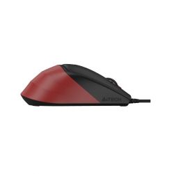 Миша дротова безшумна Fstyler, USB, 2400 dpi, чорний+червоний A4Tech FM45S Air (Sports Red) - Картинка 5