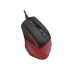 Миша дротова безшумна Fstyler, USB, 2400 dpi, чорний+червоний A4Tech FM45S Air (Sports Red) - Картинка 6