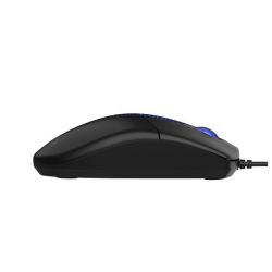 Миша дротова безшумна USB, підсвічування, 1200 dpi, чорний A4Tech N-530S (Black) - Картинка 7