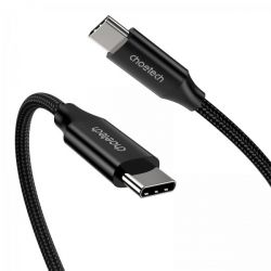  USB 3.1 GEN 2, 100w, C-/C-, 2 ,  Choetech XCC-1007-V2-BK -  3