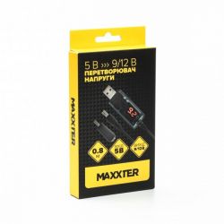  , USB-AM  5.5 / 3.5 , 9/12V, 0.8  Maxxter UB-DC9/12-0.8M -  4