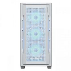 Ігровий корпус, 4*120mm ARGB вентилятори передвстановлені, ATX/mATX/mini-ITX, скляне вікно Cougar UNIFACE RGB White - Картинка 2