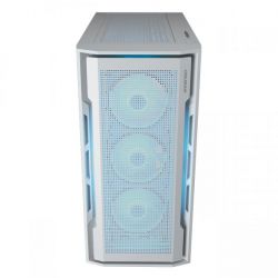 Ігровий корпус, 4*120mm ARGB вентилятори передвстановлені, ATX/mATX/mini-ITX, скляне вікно Cougar UNIFACE RGB White - Картинка 3