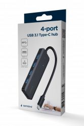   4  USB 3.1,USB-C, USB-C PD, ,  Gembird UHB-CM-U3P4P-01 -  4