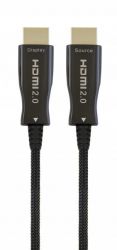 Кабель оптичний (AOC) HDMI V.2.0, 4К 60Гц, позолочені конектори, 25 м Cablexpert CCBP-HDMI-AOC-25M - Картинка 1