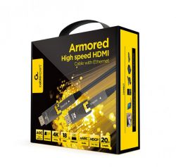 Кабель оптичний (AOC) HDMI-A/D на A/D V.2.0, 4К 60Гц, позолочені конектори, 20 м Cablexpert CCAP-HDMIDD-AOC-20M - Картинка 3