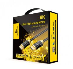   (AOC) HDMI V.2.1, 8 60/4 120,  , 5  Cablexpert CCBP-HDMI8K-AOC-5M -  3