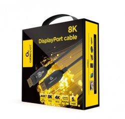   (AOC) DisplayPort V.1.4, 8 60/4 120,  , 5  Cablexpert CC-DP8K-AOC-5M -  3