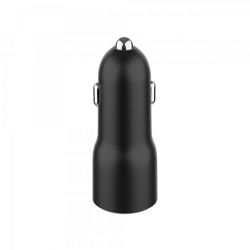 Автомобільний ЗП, 2xUSB-C (PD 20W), чорний Gembird TA-UC-C2PD40-CAR-01 - Картинка 4