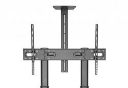 Напольна підставка для телевізора з регулюванням висоти з коліщатками, 60"-100" (до 100 кг) Gembird TVS-100T-02 - Картинка 4