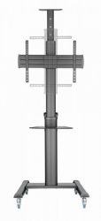 Підлогова підставка для телевізора з регулюванням висоти з коліщатками, 37"-70" (до 70 кг) Gembird TVS-70T-02 - Картинка 4
