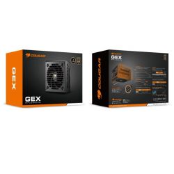 Блок живлення 650 Вт, 80 Plus Gold, Modular, 120 мм Silent Fan, 8SATA + 4PCI-E Cougar GEX 650 - Картинка 11