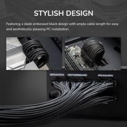 Блок живлення 650 Вт, 80 Plus Gold, Modular, 120 мм Silent Fan, 8SATA + 4PCI-E Cougar GEX 650 - Картинка 18