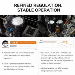 ���� �������� 850 ��, 80 Plus Gold, Modular, 135 �� Silent Fan, 8SATA + 4PCI-E Cougar GLE850 - �������� 20