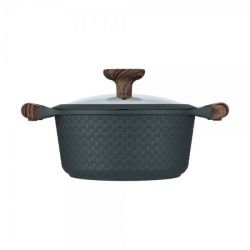 Кастрюля із литого алюмінію з кришкою, серія "RAN", =20 см, h=9.5 см, 2.4 л RESTO 93901 - Картинка 3