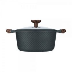 Кастрюля із литого алюмінію з кришкою, серія "RAN", =24 см, h=11.5 см, 4,2 л RESTO 93903 - Картинка 3