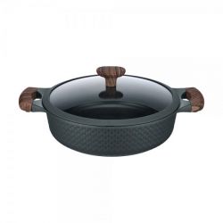 Сотейник із литого алюмінію, 2 ручки, з кришкою, серія "RAN", =28 см, h=8.0 см, 4.1 л RESTO 93906 - Картинка 2